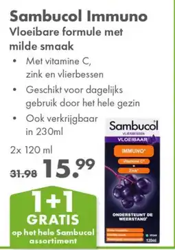 Gezond & Wel Sambucol Immuno aanbieding