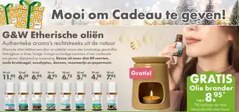 Gezond & Wel G&W Etherische oliën aanbieding