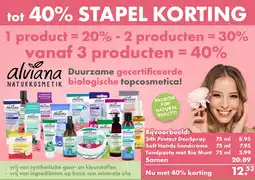 Gezond & Wel alviana NATURKOSMETIK aanbieding