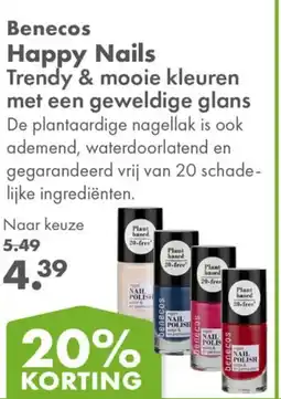 Gezond & Wel Benecos Happy Nails aanbieding