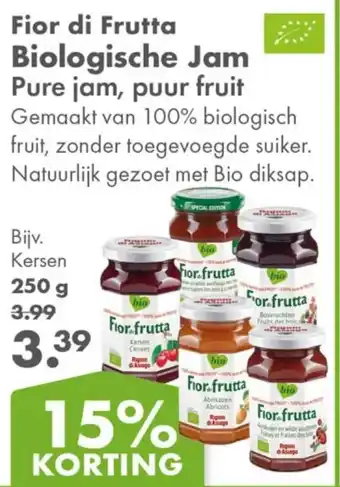 Gezond & Wel Fior di Frutta Biologische Jam aanbieding