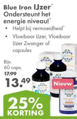 Gezond & Wel Blue Iron IJzer aanbieding