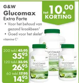 Gezond & Wel G&W Glucomax Extra Forte aanbieding