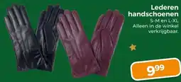 Trekpleister Lederen handschoenen aanbieding