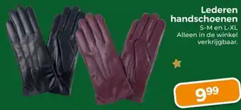Trekpleister Lederen handschoenen aanbieding
