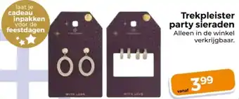 Trekpleister Trekpleister party sieraden aanbieding