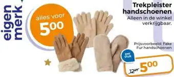 Trekpleister Trekpleister handschoenen aanbieding
