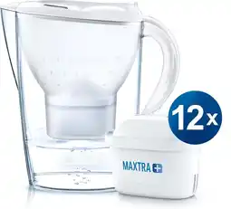 Joybuy Brita Marella Water Filter Blue 2.4 L + 12*Maxtra Pro aanbieding