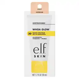 Kruidvat e.l.f. Skin Suntouchable Whoa Glow SPF30 Zonnebrandcrème aanbieding