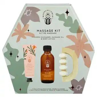 Kruidvat Wanderflower Massage Kit Geschenkset aanbieding