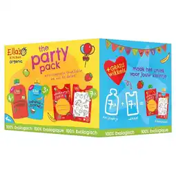 Kruidvat Ella's Kitchen Organic The Party Pack Knijpfruit aanbieding