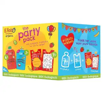 Kruidvat Ella's Kitchen Organic The Party Pack Knijpfruit aanbieding