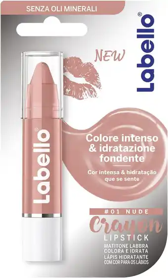 Amazon Labello Crayon Lippenbalsam 01 Nude aanbieding