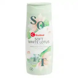 Kruidvat Kruidvat Soft White Lotus & Macadamia Crème Douchegel aanbieding