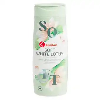 Kruidvat Kruidvat Soft White Lotus & Macadamia Crème Douchegel aanbieding