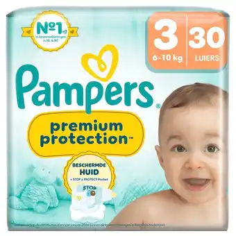 Kruidvat Pampers Premium Protection Maat 3 Luiers aanbieding
