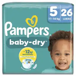 Kruidvat Pampers Baby-Dry Maat 5 Luiers aanbieding