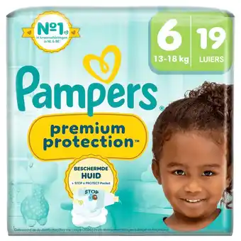 Kruidvat Pampers Premium Protection Maat 6 Luiers aanbieding