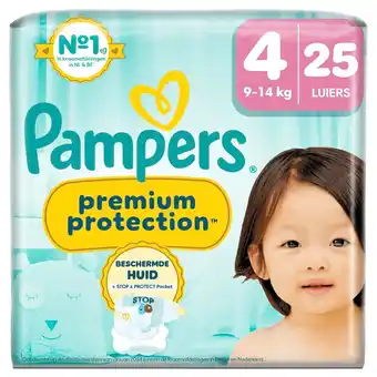 Kruidvat Pampers Premium Protection Maat 4 Luiers aanbieding