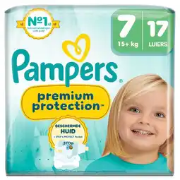 Kruidvat Pampers Premium Protection Maat 7 Luiers aanbieding