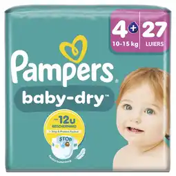 Kruidvat Pampers Baby-Dry Maat 4+ Luiers aanbieding