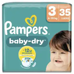 Kruidvat Pampers Baby-Dry Maat 3 Luiers aanbieding