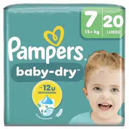 Kruidvat Pampers Baby-Dry Maat 7 Luiers aanbieding