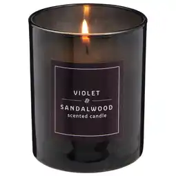 Kruidvat Kruidvat Violet & Sandalwood Geurkaars aanbieding