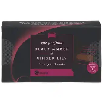 Kruidvat Kruidvat Amber & Ginger Autoparfum aanbieding
