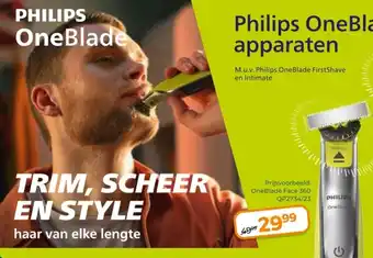 Trekpleister Philips OneBlade apparaten aanbieding