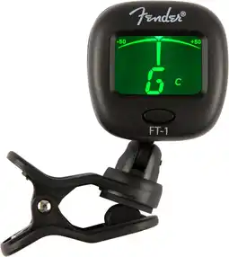 Amazon Fender 0239978000 023-9978-000 FT-1 Pro Clip-On Tuner, zwart aanbieding