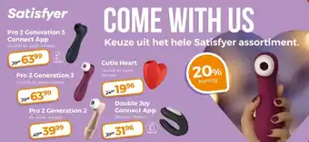Trekpleister Keuze uit het hele Satisfyer assortiment. aanbieding
