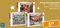 Trekpleister King kerstpuzzel aanbieding