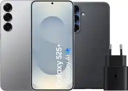 Coolblue Samsung Galaxy S25 Plus 256GB Zilver 5G + Accessoirepakket aanbieding
