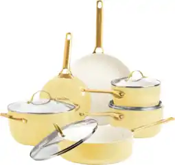 Coolblue GreenPan Padova Reserve Pannenset 10-delig Sunshine Yellow aanbieding