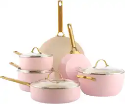 Coolblue GreenPan Padova Reserve Pannenset 10-delig Blush Pink aanbieding
