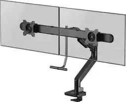 Coolblue ACT AC8344 Monitorarm 32 inch met gasveer en crossbar voor 2 monitoren aanbieding