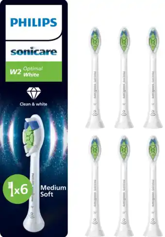 Coolblue Philips Sonicare Optimal White HX6066/87 Wit (6 stuks) aanbieding