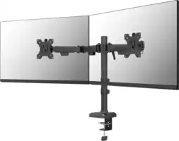 Coolblue Neomounts NERO DS60-600BL2 Monitorarm Zwart aanbieding