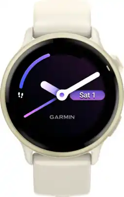 Coolblue Garmin Vivoactive 6 Music Goud/Wit aanbieding