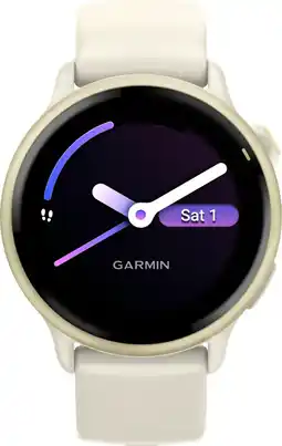 Coolblue Garmin Vivoactive 6 Music Goud/Wit aanbieding