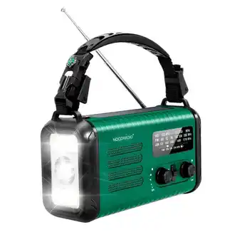 ANWB Noodradio Solar & Bluetooth 20.000 mAh Powerbank Groen aanbieding