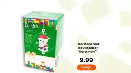 The Read Shop Kerstbal met bouwstenen Kerstman aanbieding