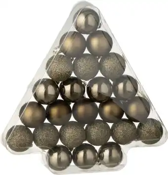 Intratuin J-Line kerstbal koper D 4 cm 24 stuks aanbieding