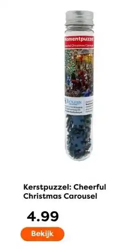 The Read Shop Kerstpuzzel: Cheerful Christmas Carousel aanbieding
