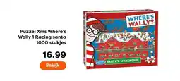 The Read Shop Puzzel Xms Where's Wally 1 Racing santa 1000 stukjes aanbieding