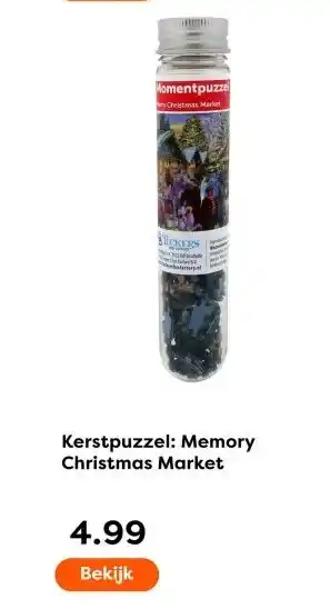 The Read Shop Kerstpuzzel: Memory Christmas Market aanbieding