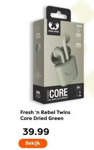 The Read Shop Fresh 'n Rebel Twins Core Dried Green aanbieding