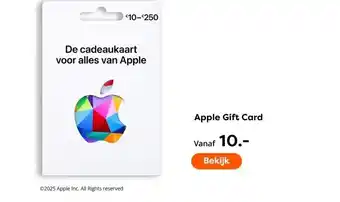The Read Shop Apple Gift Card aanbieding