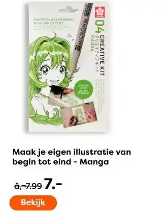 The Read Shop Maak je eigen illustratie van begin tot eind - Manga aanbieding